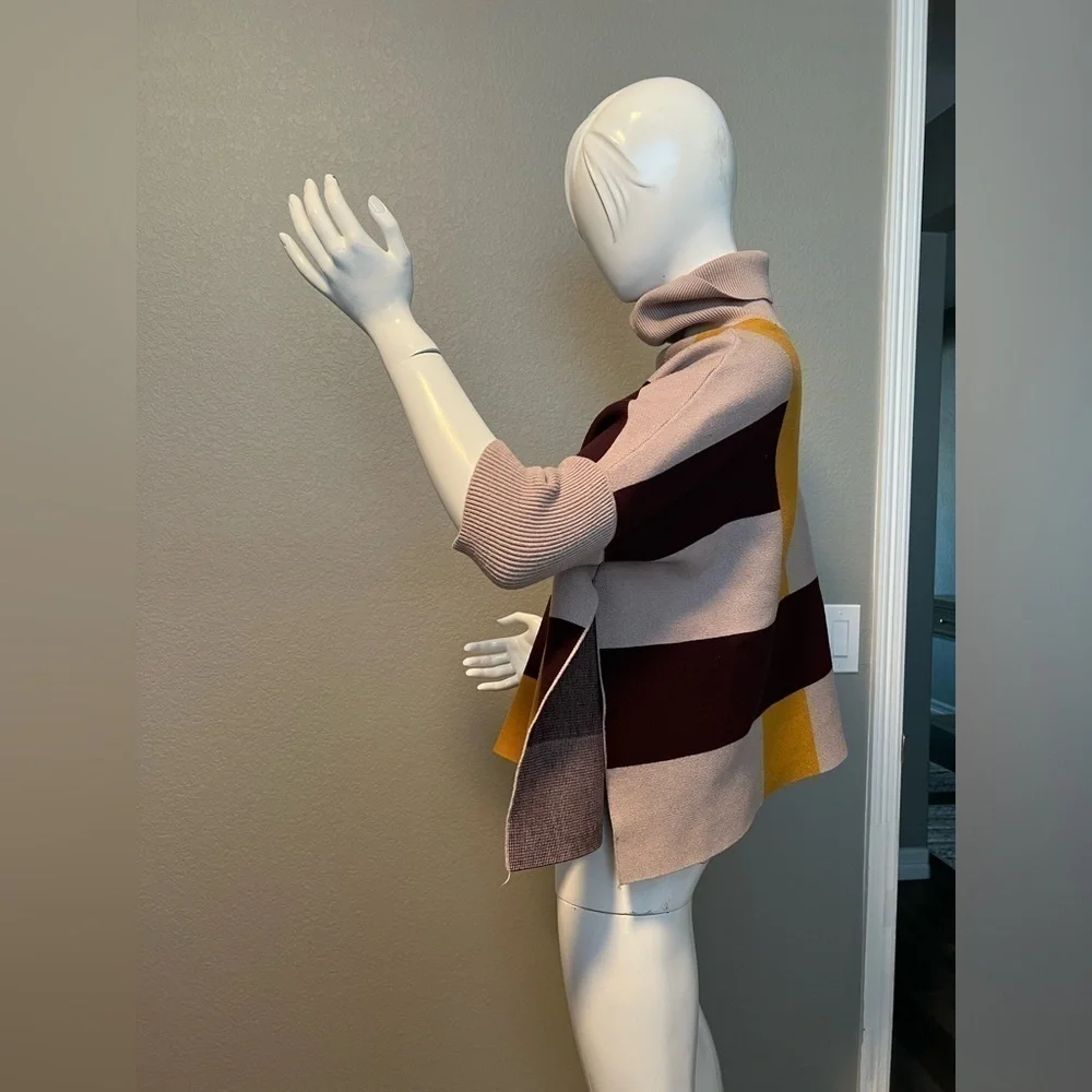 METISU turtleneck Poncho one size